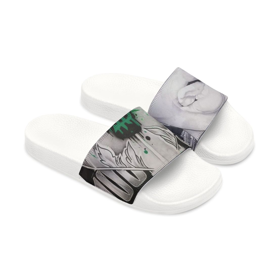 Lips & Money Slides | Graphic Urban Fashion Footwear Online