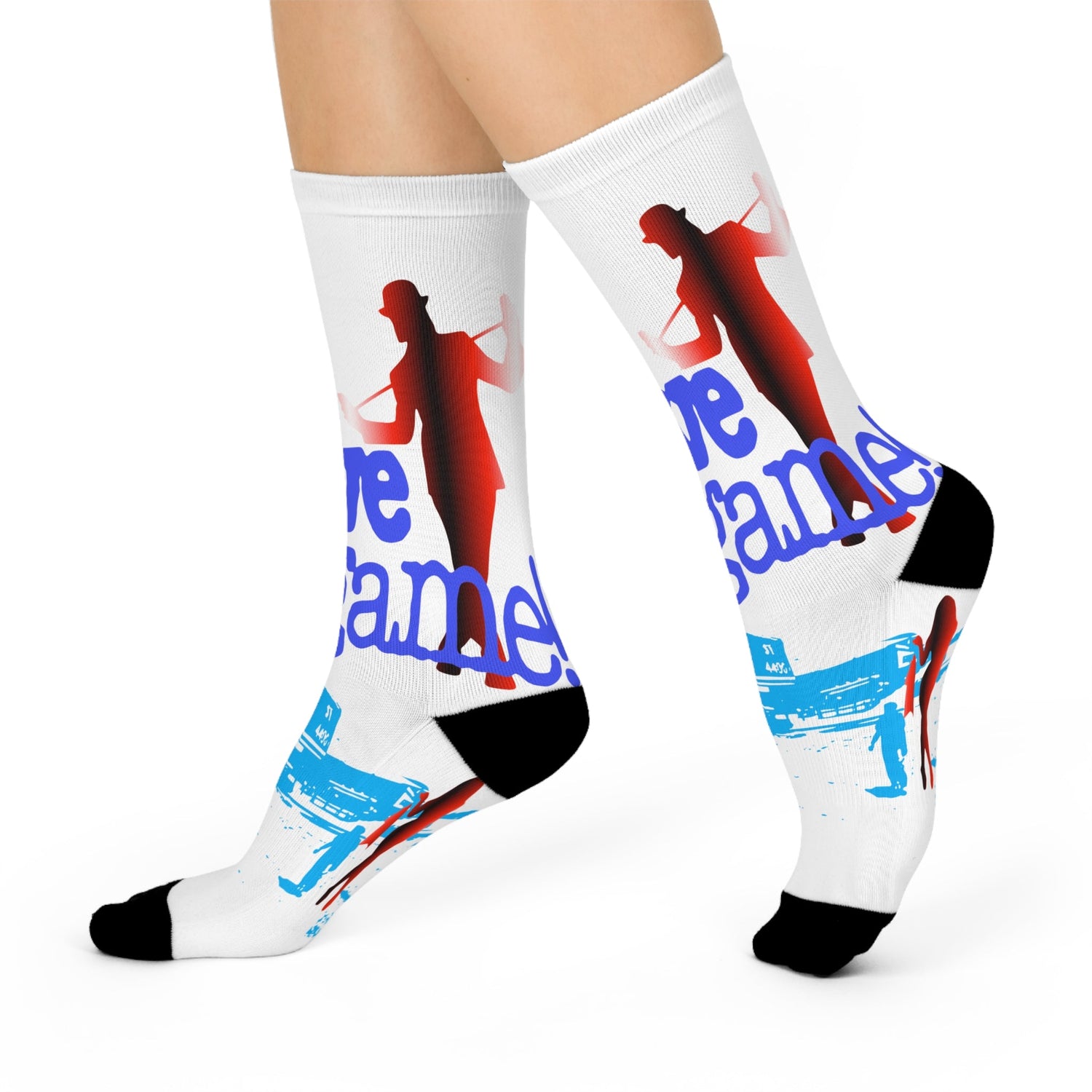 Streetwear socks with bold urban graphic style designed for modern clothing online looks