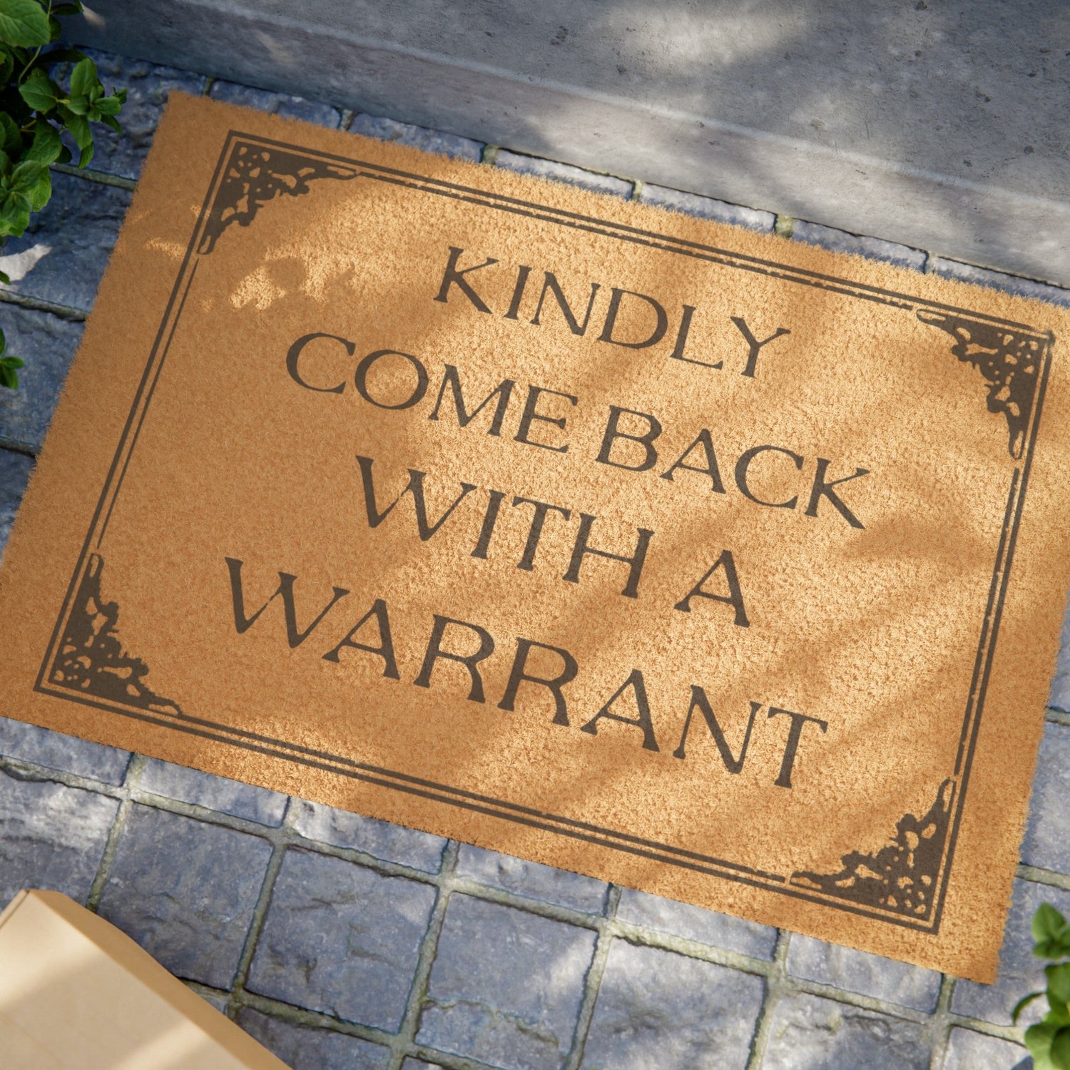 Street culture doormat with bold urban graphic design and raw street-inspired style