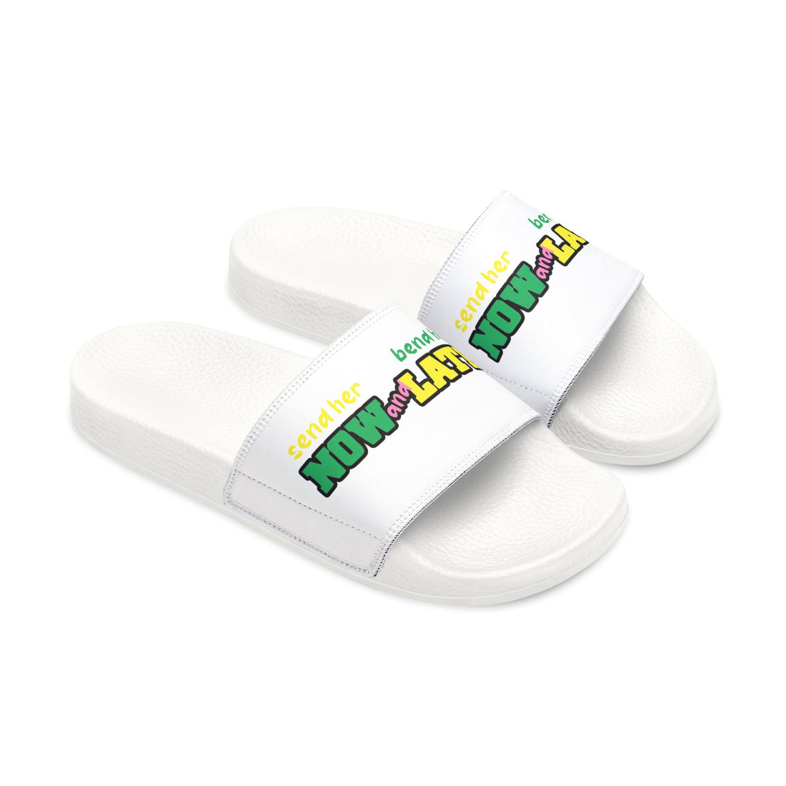 Send Her Now Slides | Graphic Urban Fashion Footwear Online